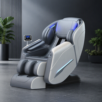 Fauteuil de massage corporel complet 3D à gravité zéro, technologie intelligente de thérapie vibrante pour les mollets, produit premium, catégorie : massage corporel complet intelligent
