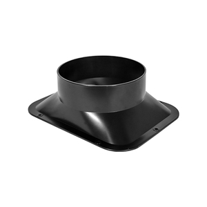 <strong>Black</strong> ABS Plastic Duct Connection Fittings for Air Circulation Thickened Pipe Flanges Plastic Exhaust Port Pipe <strong>Vent</strong> - Product Image 6