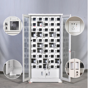 Mobile Phone Charging <b>Cabinet</b>, <b>Lockable</b> Safe for Storing Items, Mobile Phone Storage <b>Cabinet</b> with Power Supply - Product Image 3