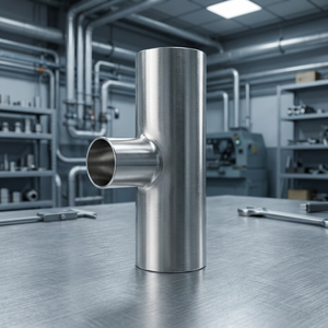 Tubería en T de reducción forjada de acero inoxidable 304L electropulido para fabricación en el sector eléctrico, alimentario, farmacéutico, aeroespacial, automotriz y electrónica. - Product Image 2