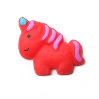 Jouet à presser licorne mochi kawaii, mini, coloré, souple, en caoutchouc/matériau TPR, 4-5 cm, pour soulager le stress, cadeaux d'anniversaire