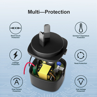 SAA Certificat AU PLUG 5V 1A 2A 2.5A 2400ma 3a Chargeurs Usb Muraux 5V 1A 2A 2.5A 2400ma 3a pour l'Australie