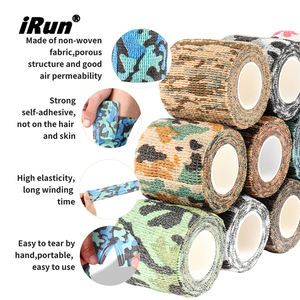 Cinta cohesiva de <span class=keywords><strong>boxeo</strong></span> impermeable IRun, <span class=keywords><strong>vendaje</strong></span> autoadherente atlético de béisbol personalizado, <span class=keywords><strong>vendaje</strong></span> elástico para tobillo de muñeca deportiva - Product Image 2