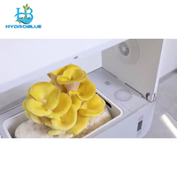 Kit de culture de champignons hydroponique HydroBlue pour bureau, système de culture automatique avec pompe, pour jardin intérieur, couvercle ABS 1