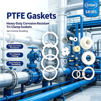 Joint d'étanchéité en PTFE résistant aux produits chimiques pour équipement de traitement des semi-conducteurs, joint mécanique