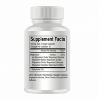 Complément de Magnésium Complexe OEM en Capsules – 8 Oligo-éléments 1000mg Chélatés pour une Absorption Facile – Santé Osseuse, Récupération Musculaire, Énergie – Sans OGM