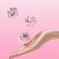 Nouveau Pendentif Patte de Chat Magnétique EMS à Chocs Électriques, Jouet Sexuel Étanche Multi-Vitesses pour Femmes et Hommes
