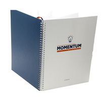 Gran oferta, alambre de tapa dura de alta calidad O 4C, diario de impresión personalizado de lujo/impresión de diario personalizado