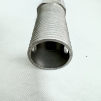 Support en acier inoxydable Duplex 2205 pour verre percé, idéal pour balustrades sans cadre, balcons, clôtures de piscine et rampes d'escalier