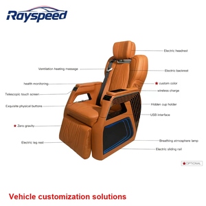 Siège de voiture en cuir sur mesure haut de gamme avec support latéral pour les jambes, imperméable, pour différents véhicules - Product Image 3