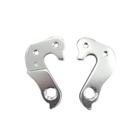 Support de dérailleur arrière pour VTT en alliage d'aluminium 6061, couleur argent, pièce de vélo