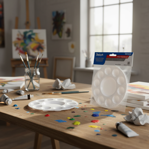 Tavolozza di vernice in plastica 165x165CM per artisti e studenti - Product Image 3