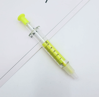 Stylos surligneurs promotionnels personnalisés en forme de seringue, en vrac, nouveauté, en plastique, pour publicité, cadeaux, écriture, bureau, école, papeterie, cadeau