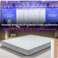 Matelas hybride Dechitong pour hôtel cinq étoiles, lit Queen, ressorts ensachés indépendants, latex compressé et roulé, orthopédique, anti-acariens 22-38