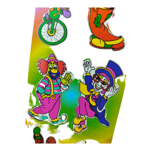 Imperméable à l'eau brillant vinyle pvc enfants jouer autocollant kawaii esthétique baiser coupe feuille adolescents enfants filles cadeau promotionnel mignon autocollant - Product Image 2