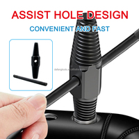 Extracteur de robinet à double tête à double usage 4/6 points vanne triangulaire fil cassé dent coulissante outil à main d'extraction de dent d'extrémité cassée