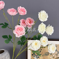 Roses artificielles parfumées faites à la main, 6 têtes, directement de l'usine, pour mariage, fête des mères, Noël, décoration de la maison