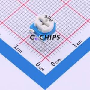 Résistance/potentiomètre réglable RM065-502(5K) à montage traversant (THT) 5kOhm 25% 100mW - Product Image 1