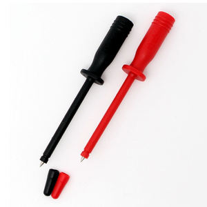 Pontas de Teste de Aço Inoxidável Isoladas de 4mm com Clipe de Perfuração para Multímetro e Testes Elétricos - Product Image 2