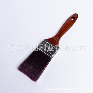 Brochas planas para pintar con fibra abrasiva de pelo de mascota, mango de Hemu, 13-19mm, origen Zhenjiang, para cepillado y limpieza - Product Image 1
