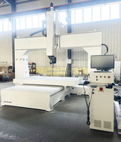 3D Sculpture Moule Faisant CNC 5 Axes 1325 1525 Fraisage Coupe Gravure 5 Axes CNC Routeur Machine pour Bois Pierre Métal Mousse