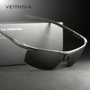 Veithdia Men Sunglasses Aluminum Magnesium <b>Frame</b> TAC Lens UV400 Anti Glare For Fishing Driving Cycling Outdoor Sports - Product Image 1