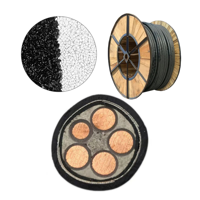 YJV22 SWA Armored Copper Power Cable 0.6/1kV XLPE Insulated Underground Wire 3/4/5 Core Outdoor Construction Cable