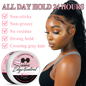 Gel Fijador de Cabello de Marca Privada para Cubrir las Canas, Crea un Aspecto Elegante, Gel Fijador Antiencrespamiento, Controla los Bordes, Suaviza el Cabello - Product Image 4