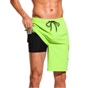 <b>Men's</b> Lightweight Swimwear 140g Spandex Polyester Quick Dry Beach Shorts Custom Logo Wholesale Slim Fit Board Shorts Swim <b>Trunks</b> - Product Image 6
