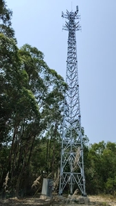 Tháp Viễn Thông | hình ống 3 chân tự Hỗ trợ thiết kế | tháp Viễn Thông mạ kẽm cho mạng di động và lò vi sóng - Product Image 6