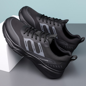 Zapatos Deportivos de Malla para Hombre, con Punta Redonda, Suela de Goma, Entresuela de EVA, para Aumentar la Altura, para Senderismo, Actividades al Aire Libre y Uso Casual - Product Image 3
