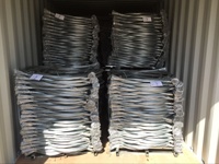 Attaches de balle à boucle unique galvanisées ou recuites noires de haute qualité pour compacteurs de carton et manuels
