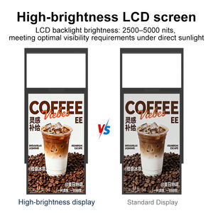 Afficheur publicitaire numérique mural ultra-fin pour restaurant et magasin de détail, écran de menu 65 pouces, haute luminosité 2500 <span class=keywords><strong>nitro</strong></span> - Product Image 3