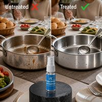 Essence de revêtement liquide céramique micro-silice AF Nano Invisible pour l'entretien de l'acier inoxydable (Écologique, facile à nettoyer)