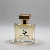 Vente en gros d'usine, flacon de parfum carré, flacon de parfum rectangulaire, 30 ml