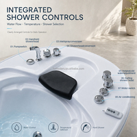 Capsule de Spa à Vapeur Humide Guangyang en Promotion, Cabine de Sauna à Vapeur, Baignoire à Bulles pour Hydro-Massage, Idéale pour Salons de Beauté et Centres de Spa