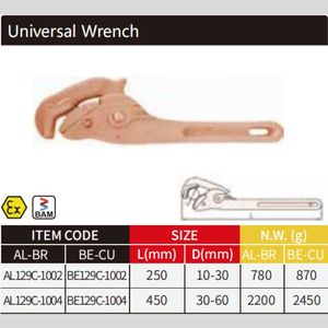 ประแจอเนกประสงค์ WEDO BAMATEX FM Certificate Non-sparking Aluminium Bronze <span class=keywords><strong>R</strong></span> - Product Image 3