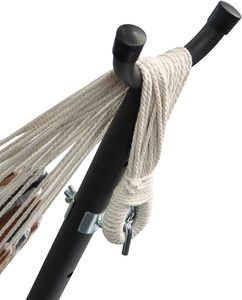 Support de hamac portable, support universel en acier robuste avec hamac, pour patio extérieur avec étui de transport 350 lb - Product Image 4