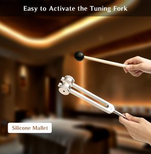 Bộ âm thoa kim loại 512Hz, trị liệu âm thanh y tế, thiền định, phục hồi DNA, quà tặng tuyệt vời cho người chữa bệnh, chỉnh dây đàn guitar, OEM - Product Image 5