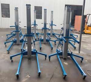 हाथ से क्रैंक्ड एल्यूमीनियम मिश्र धातु लिफ्ट-प्रदर्शनी मेला मैनुअल समर्पित लिफ्ट मंच, घरेलू सीढ़ी - Product Image 3