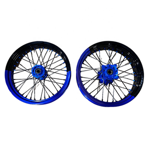 Juegos de ruedas Supermoto de dos colores de 17 pulgadas, ruedas de motocicleta de aleación de aluminio para <span class=keywords><strong>KTM</strong></span> SX SXF EXC 2002-2025 - Product Image 2