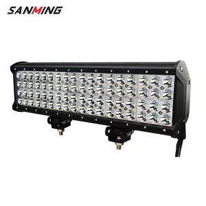 Barre lumineuse LED Super lumineuse de 17 pouces, 216W à quatre rangées, barre lumineuse de travail tout-terrain pour camion JEEP - Product Image 1