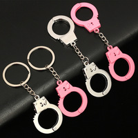 Cadeaux créatifs, jouets de poche, pendentifs pour sacs en métal, alliage de zinc, divertissement décontracté, mini menottes de simulation, porte-clés