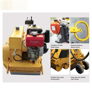 Compacteur vibrant autoporté Changfa 700 kg pour travaux routiers, nouveau modèle, 12 tonnes, avec moteur et pompe à engrenages neufs - Product Image 6