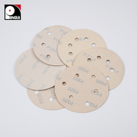 Série de disques abrasifs, 125mm, 8 trous, pour disques de sable or, papier abrasif, haute qualité, livraison gratuite, DH85