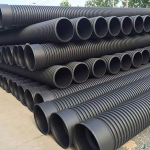 Tuyau de drainage en polyéthylène noir HDPE à double paroi ondulée de 300 mm, 500 mm, 800 mm, 1000 mm, 1200 mm - Product Image 3