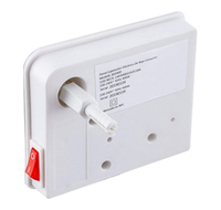 Programación semanal Pantalla LCD ErP Termostato inteligente 600*800 550W Convector suave de pared Calentador de panel de cerámica pintable