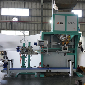 ระบบบรรจุถุงหนักแบบกึ่งอัตโนมัติ25กก./50กก. เครื่องบรรจุถุงพลาสติกโพลีเมอร์พลาสติก PE PP สำหรับเย็บผ้าอัตโนมัติ - Product Image 2