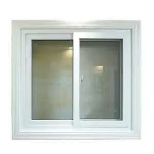 Australienstisch mit Standardtemperatur doppelverglasung Glasgrill-Design Kunststoff-PVC-UPVC-Schiebefenster