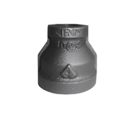 Croix égale en fonte malléable ASME B16.3 Classe 150 |   Raccords de tuyauterie filetés femelles galvanisés à 4 voies pour systèmes de vapeur et de climatisation